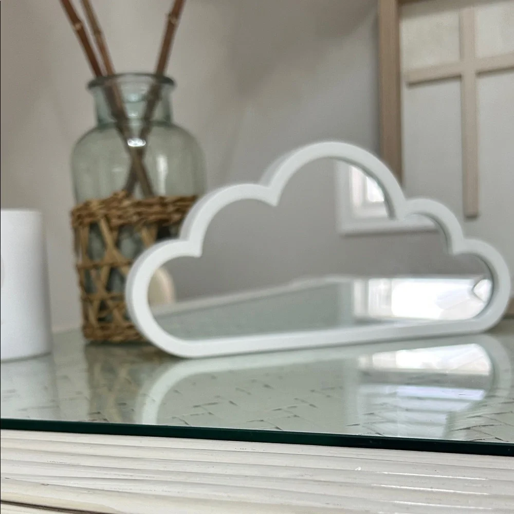 Cloud Shaped White Mirror